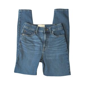 Everlane The High Rise Skinny Medium Wash Blue Jeans Size 25 R